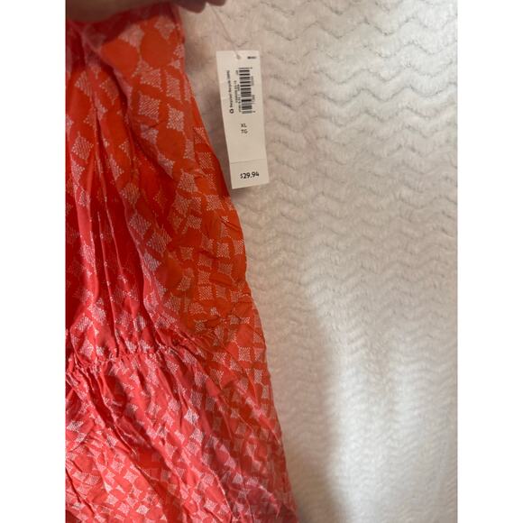 Old Navy knee length spaghetti straps, coral NWT dress size XL TG - Picture 5 of 5